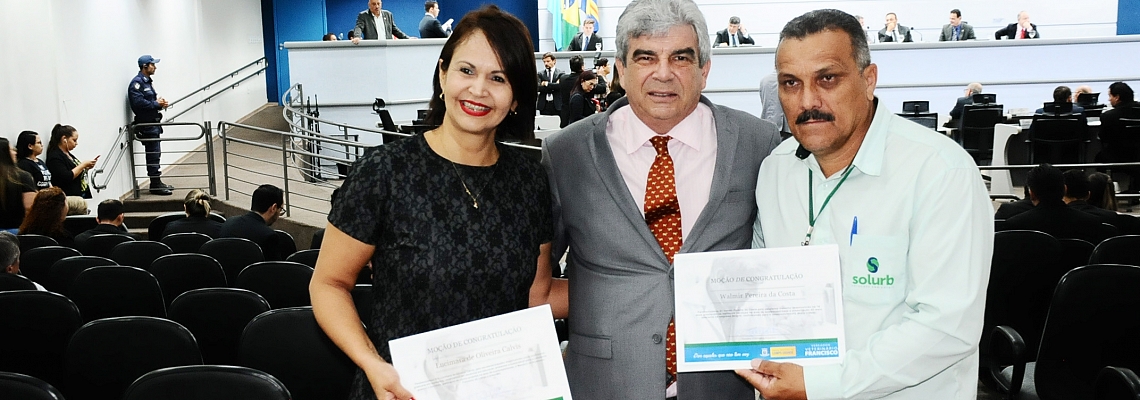 Colaboradores da Solurb homenageados pela CÃ¢mara Municipal
