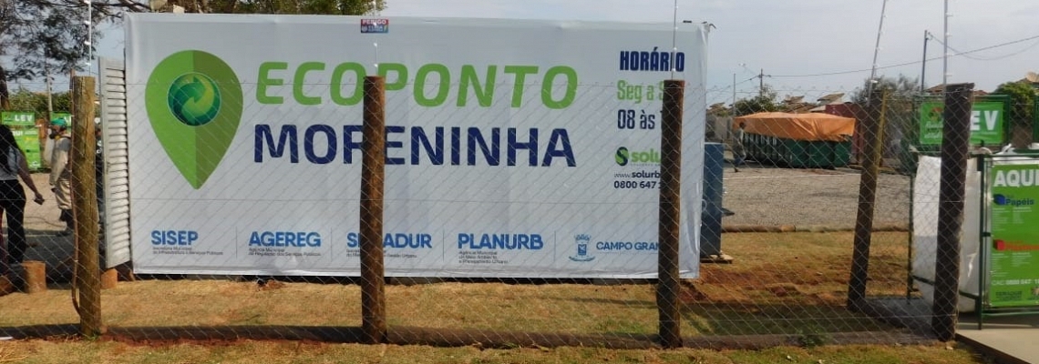 Nas Moreninhas, Solurb coloca em funcionamento 5Âº Ecoponto de Campo Grande